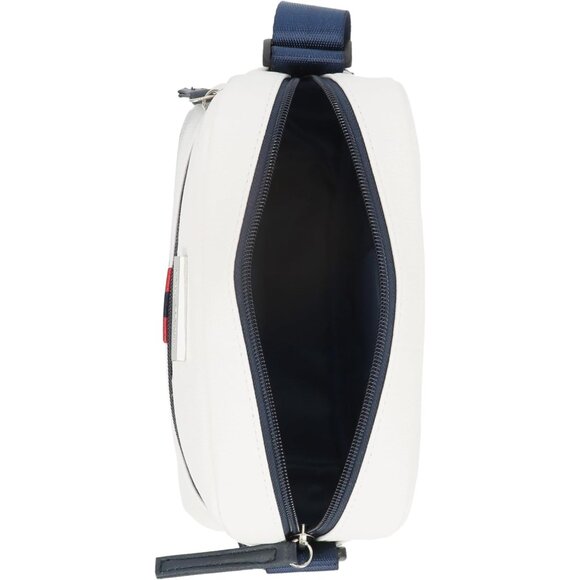 Women's Bowline White PU Leather Candid Camera Shoulder Strap Crossbody Bag - Picture 3 of 5